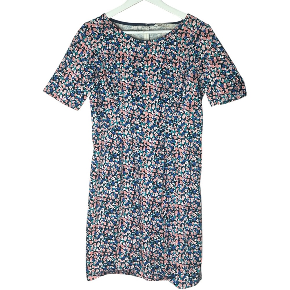 People Tree Organic Cotton Floral Dress Size 8